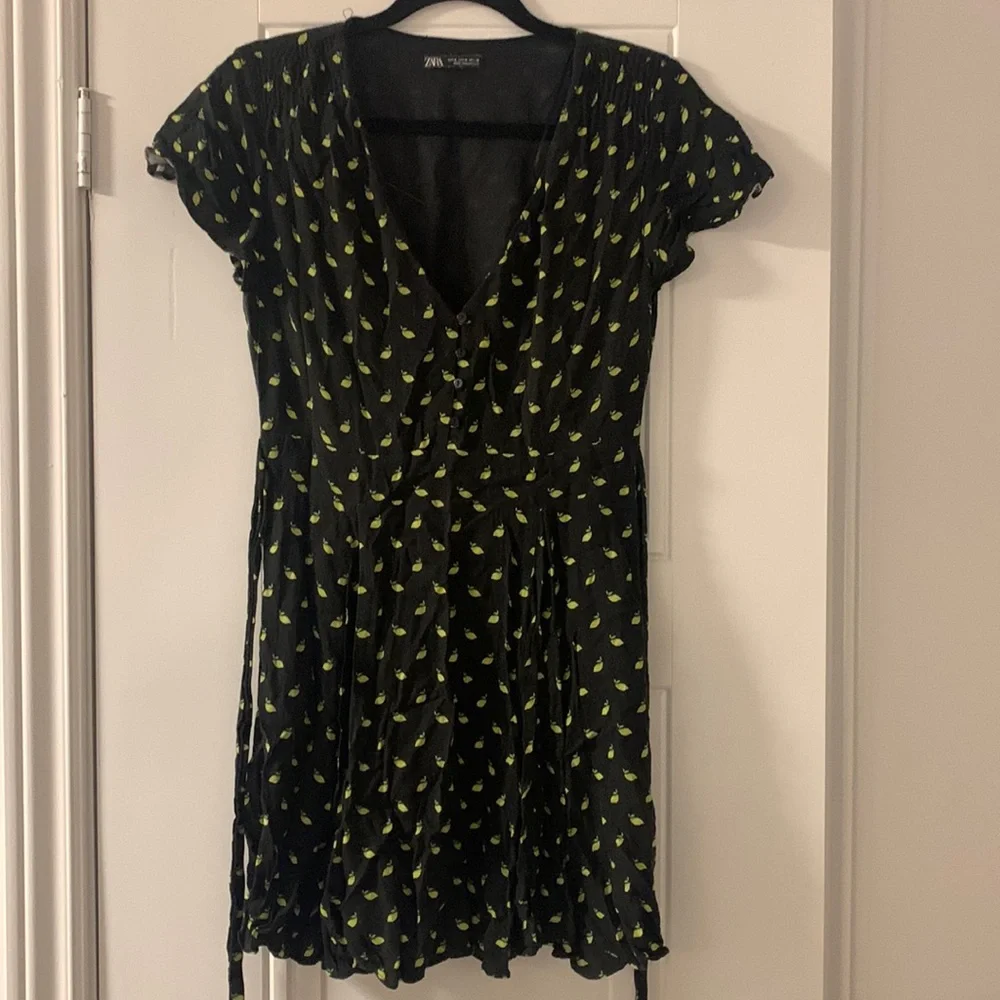 Lemon Patterned Dress - Picture 1 of 3